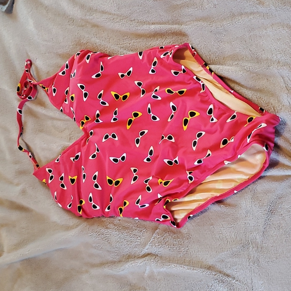 Pink swimsuit